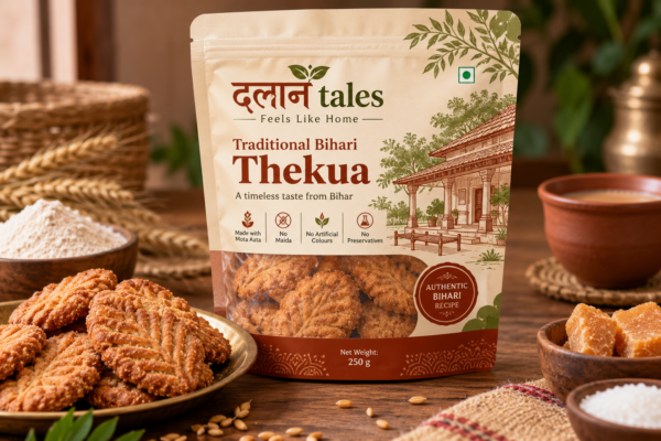 Traditional Bihari Thekua Heritage Packaging Traditional Bihari Thekua