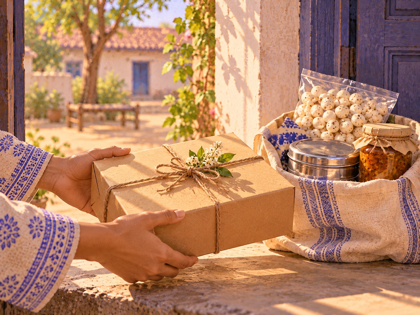 Never go empty-handed