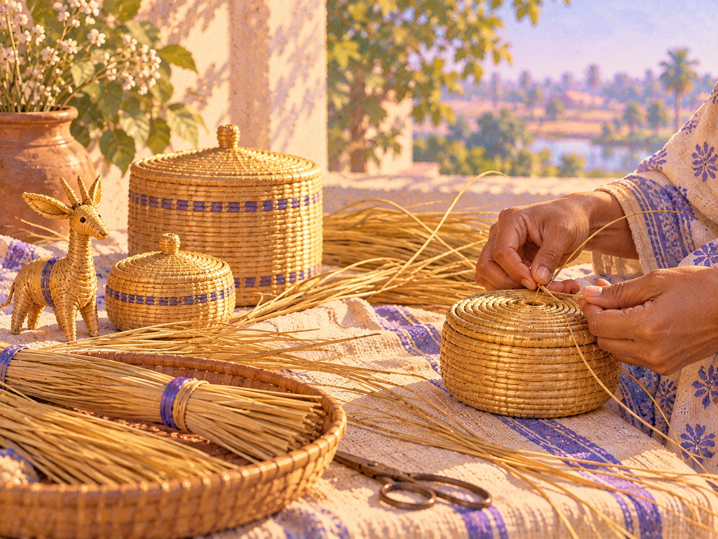 Sikki, the golden grass of Mithila